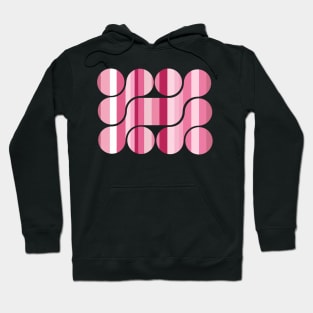 Hot Pink Stripes Hoodie